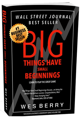 Book cover of “Big Things Have Small Beginnings”